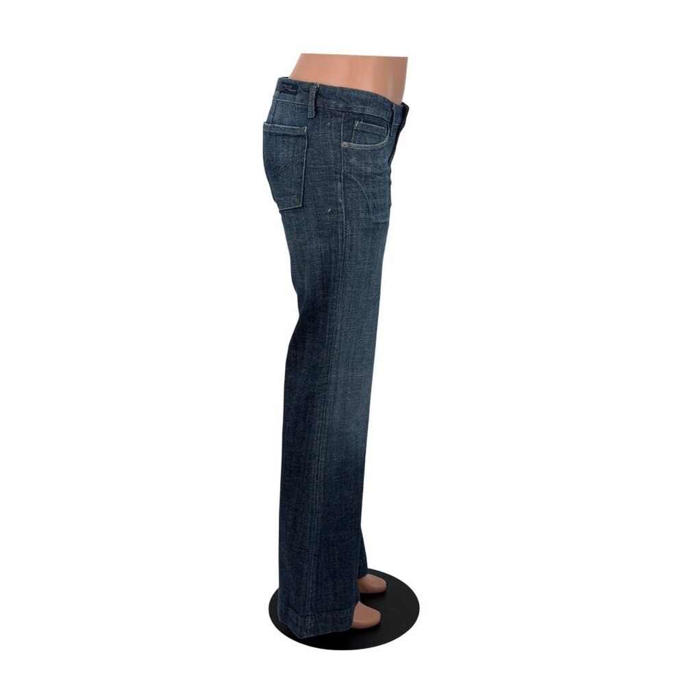 Vintage Citizens Of Humanity Low Rise Flare Jeans 30 | Y2K McBling Boho Grunge - Picture 13 of 16